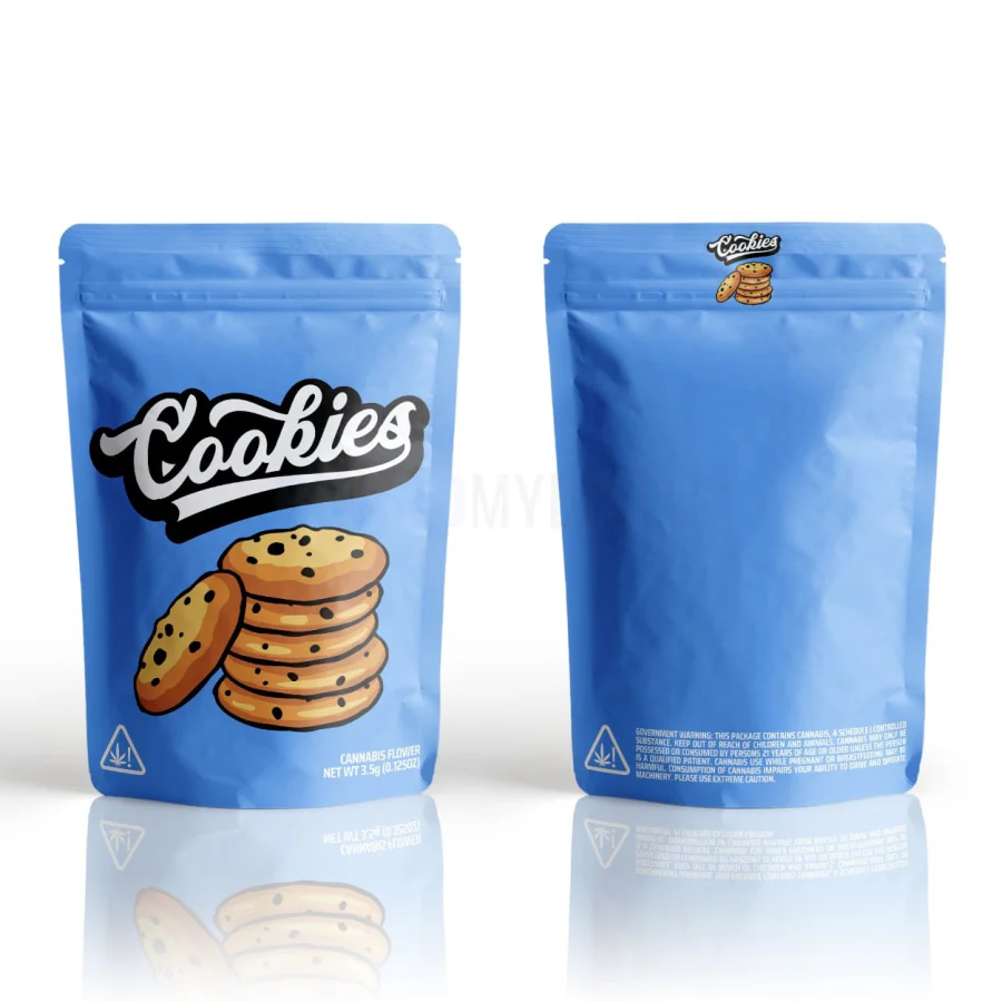Custom cookie mylar bags